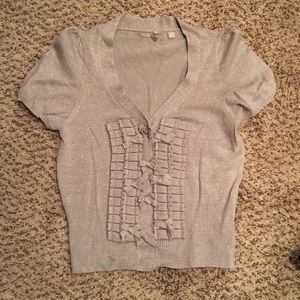Mini silver sweater